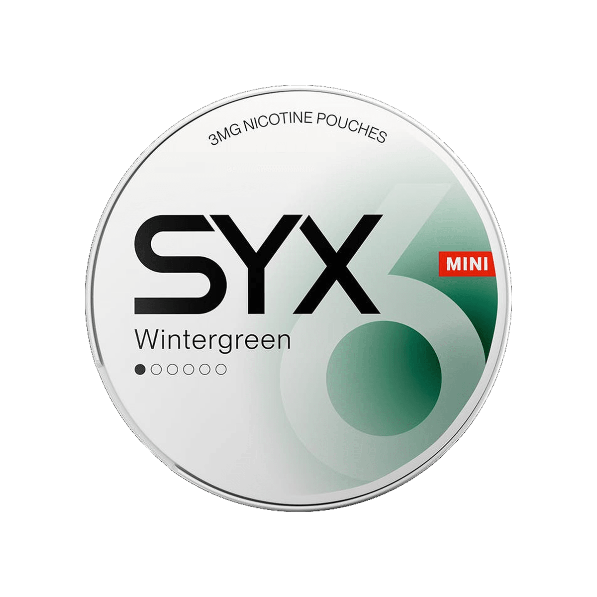 SYX 2.0 Wintergreen Nicotine Pouches tin