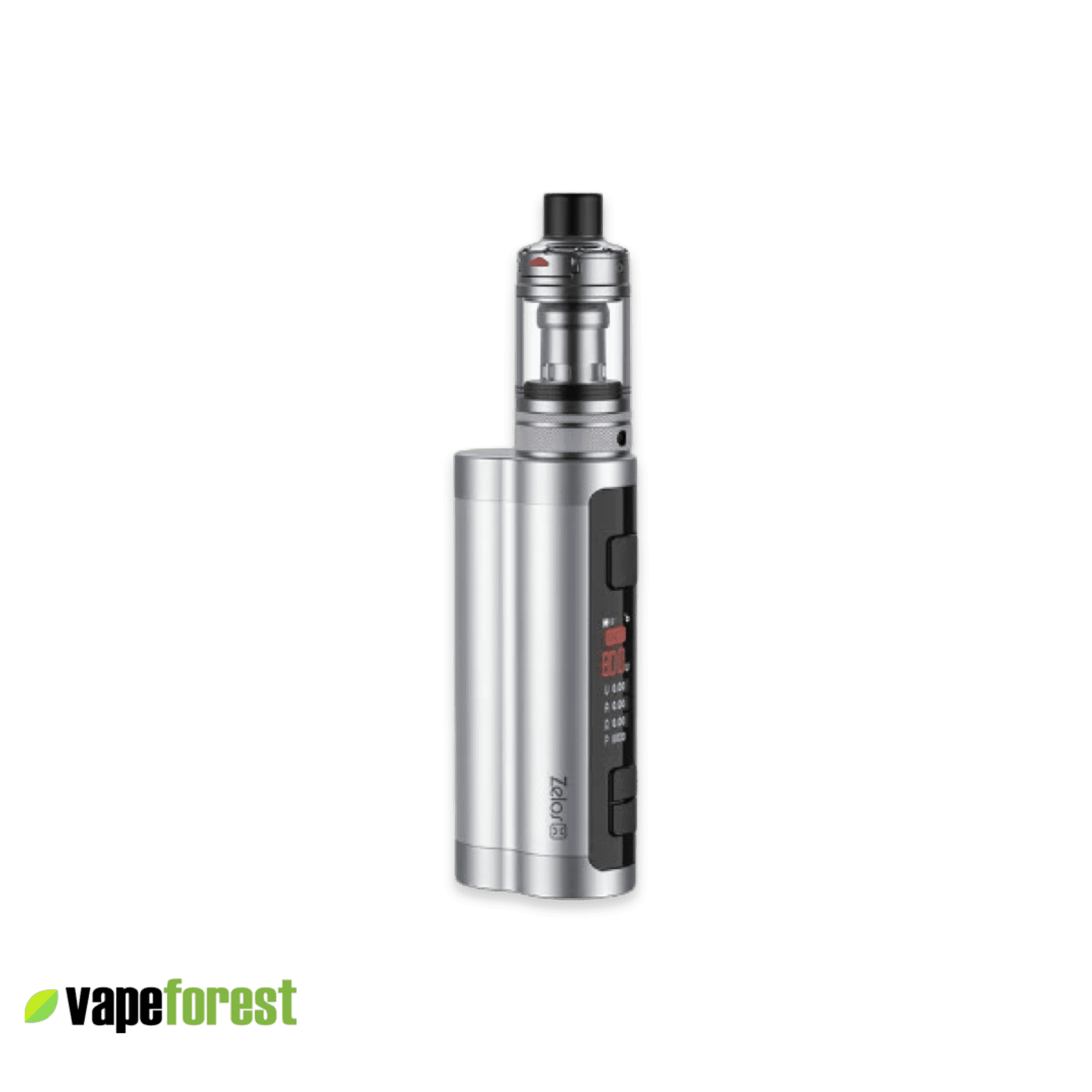 Zelos X Aspire Starter kit Metallic Silver Color