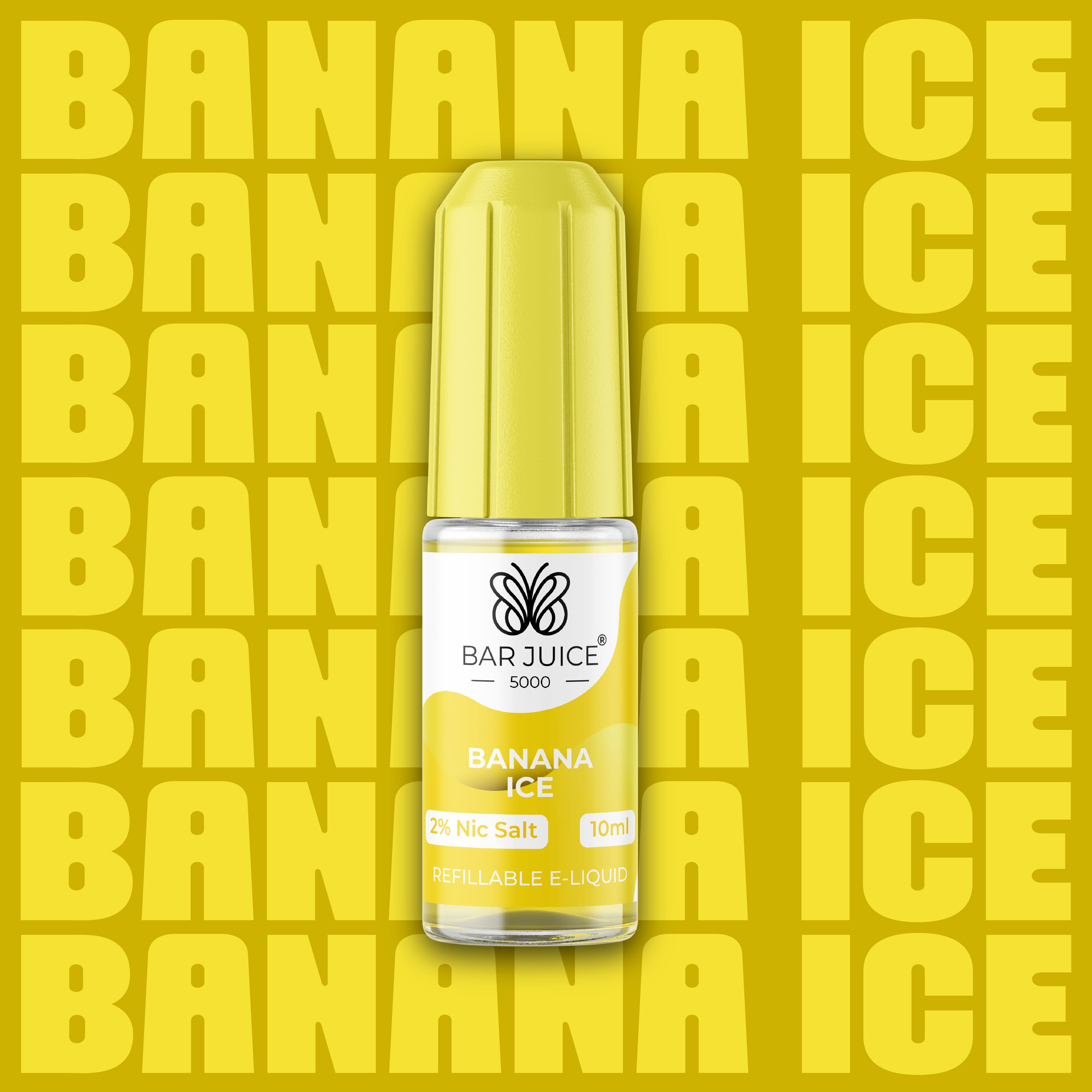 Banana Ice Bar Juice 5000 - Nic Salt E Liquid - View 4