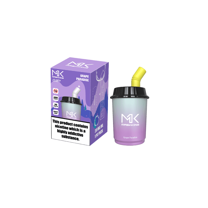 Maskking SIP MK Juice Disposable Vape Grape Paradise
