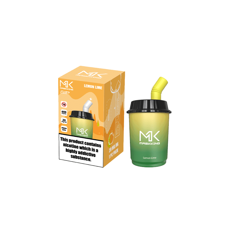 Maskking SIP MK Juice Disposable Vape Lemon Lime