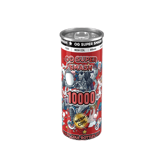OG Super Smash 10000 Fizzy Cola Bottle