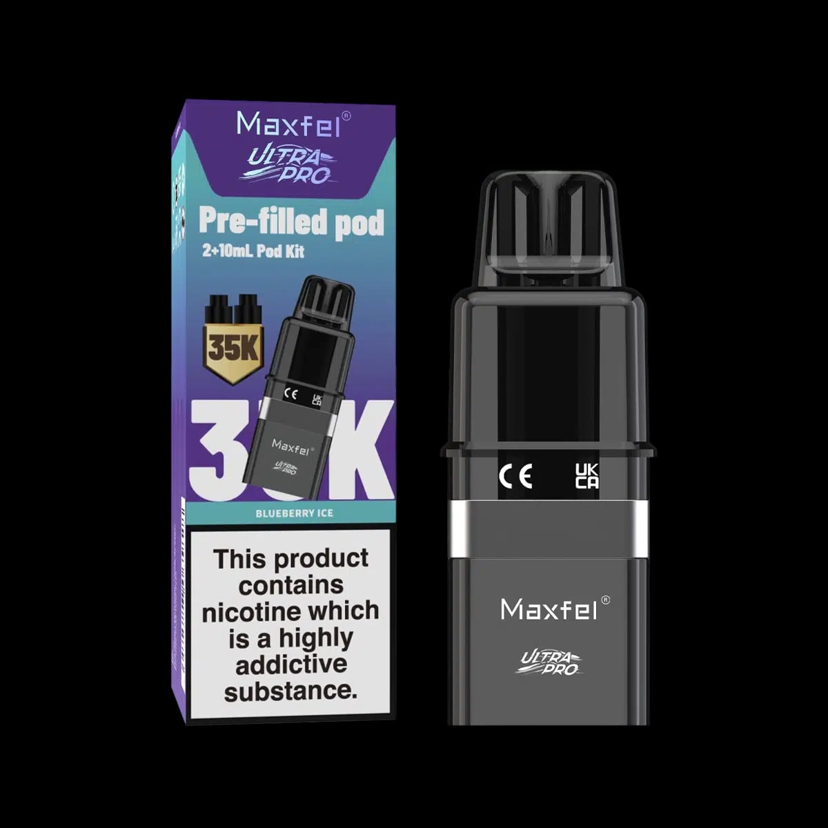 Maxfel Ultra Pro Prefilled Pod -Blueberry Ice