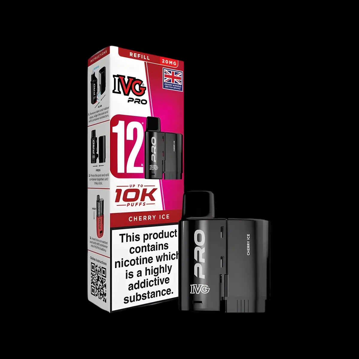 Cherry Ice - IVG PRO 12 Refill Pod