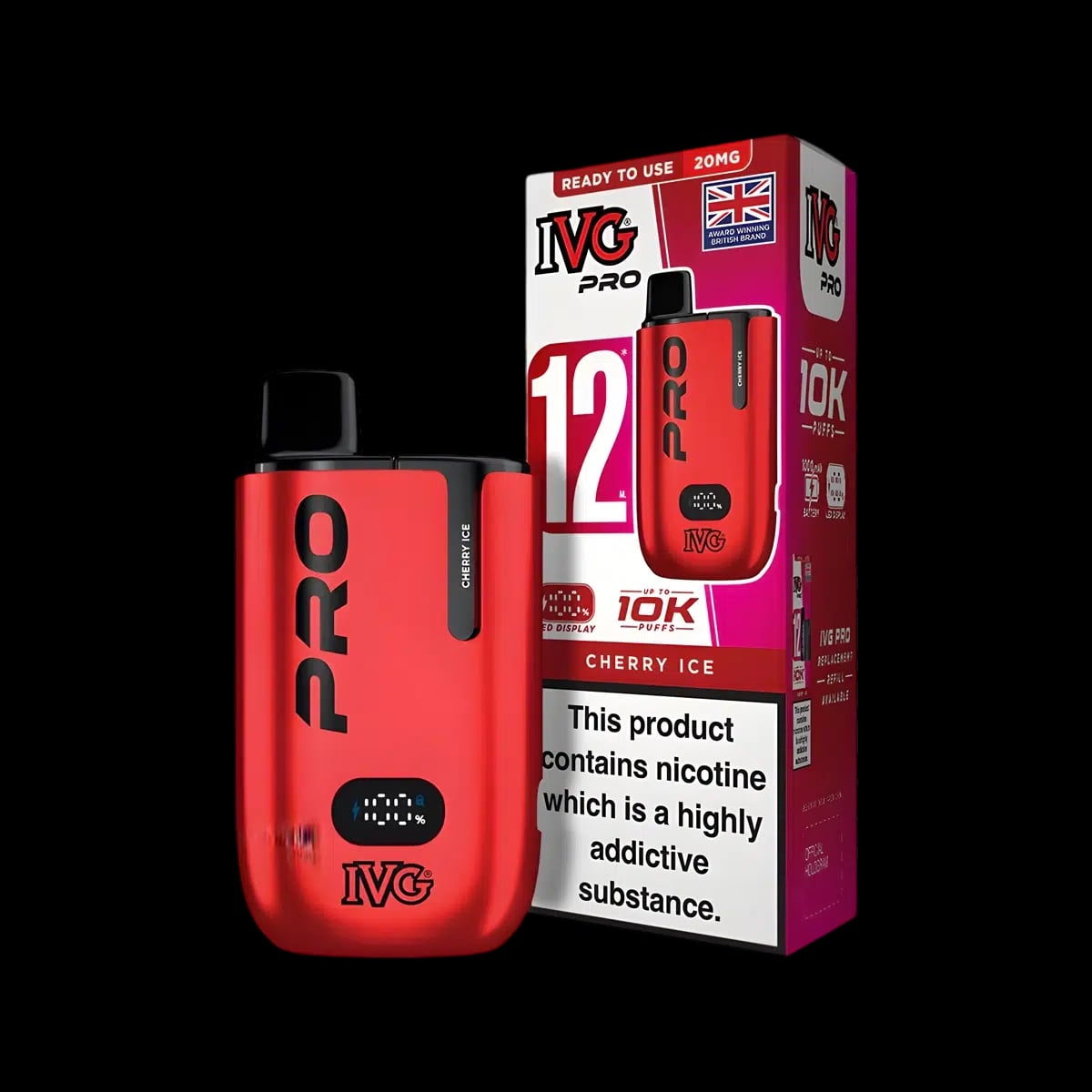 Cherry Ice-IVG Pro 12 Vape Kit