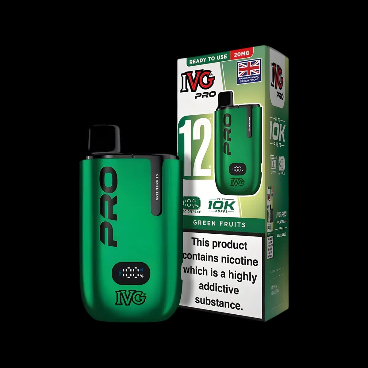 Green Fruits-IVG Pro 12 Vape Kit