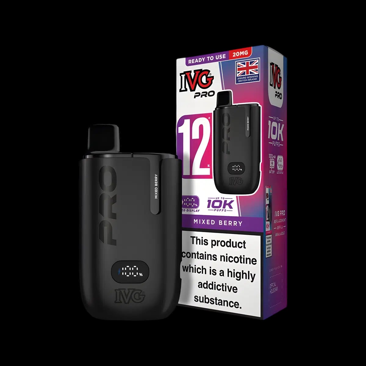 Mixed Berry-IVG Pro 12 Vape Kit
