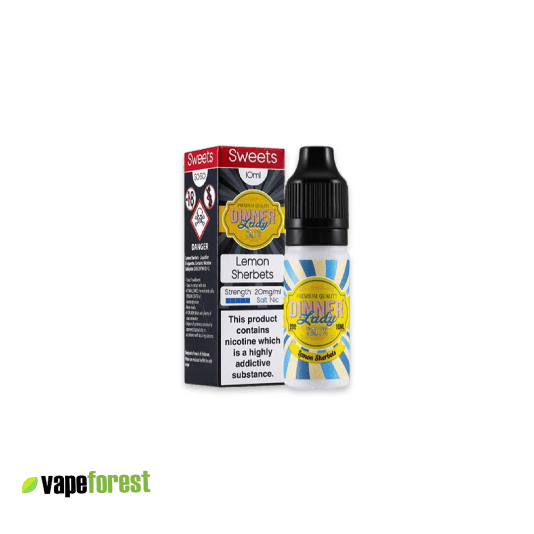 Dinner Lady Nic Salts E-Liquid Lemon Sherbets
