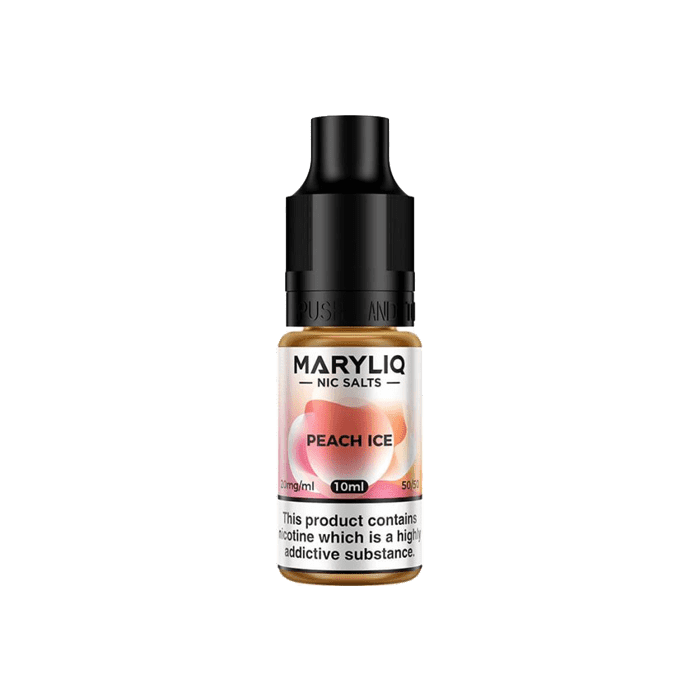 Peach Ice Nic Salt E-Liquid by Lost Mary Maryliq