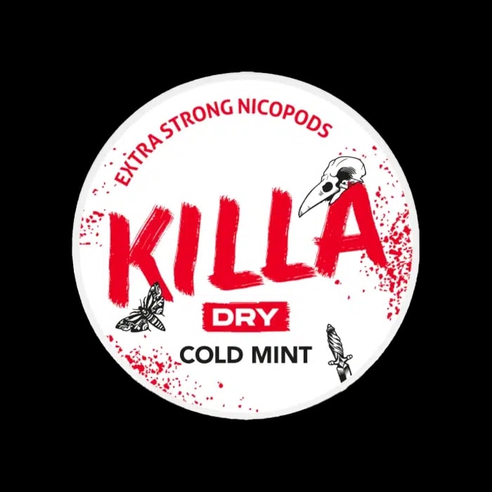 Killa Nicotine Pouches-Dry Cold Mint