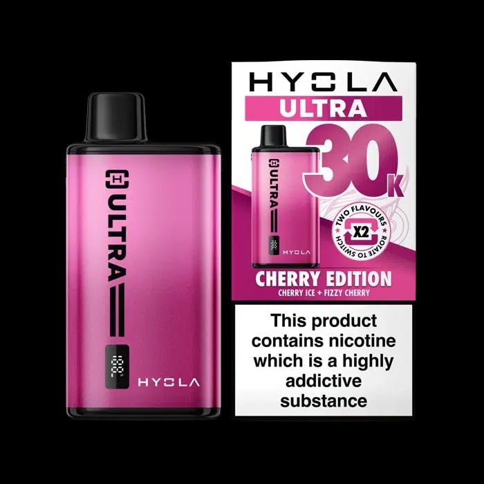 Hyola Ultra 30K Prefilled Pod Kit - Cherry Edition - Disposable Vapes