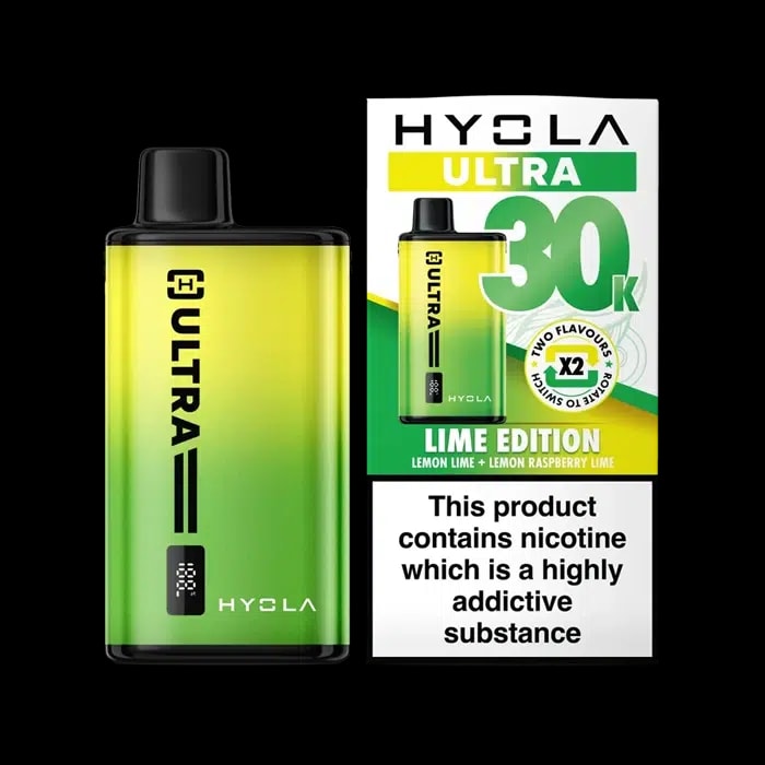 Hyola Ultra 30K Prefilled Pod Kit - Lime Edition - Disposable Vapes