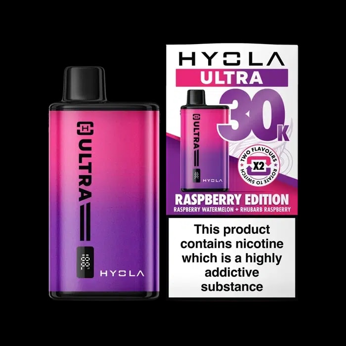 Hyola Ultra 30K Prefilled Pod Kit - Raspberry Edition - Disposable Vapes