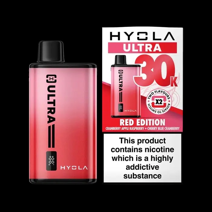 Hyola Ultra 30K Prefilled Pod Kit - Red Edition - Disposable Vapes