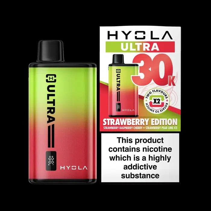 Hyola Ultra 30K Prefilled Pod Kit - Strawberry Edition - Disposable Vapes