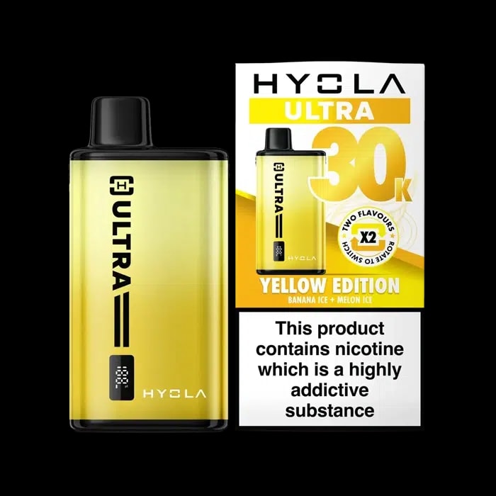 Hyola Ultra 30K Prefilled Pod Kit - Yellow Edition - Disposable Vapes