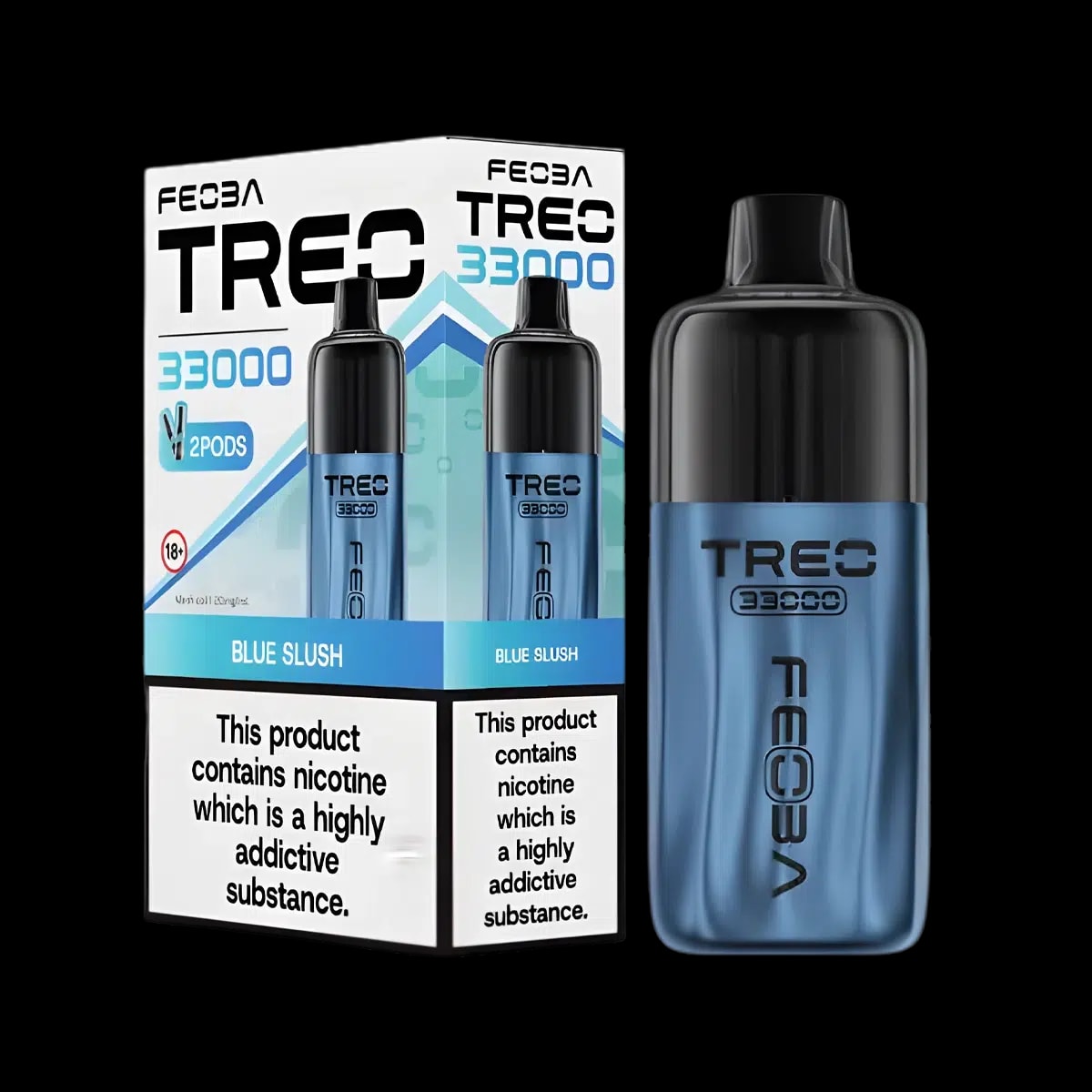 Feoba Treo 33K Vape Kit - Blue Slush - Disposable Vapes