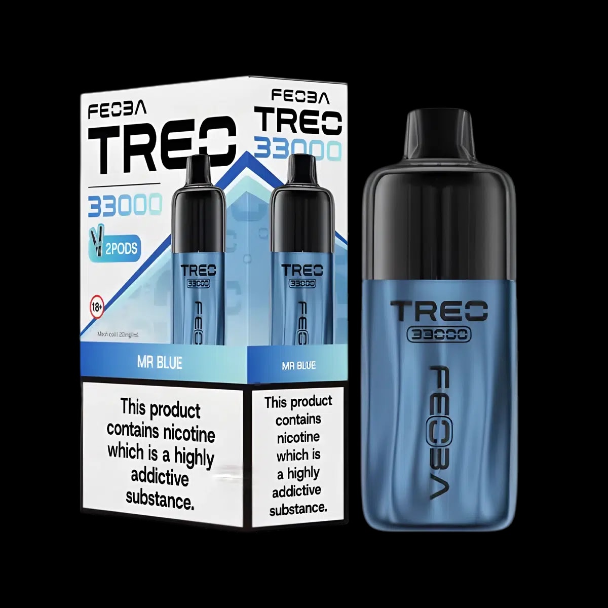 Feoba Treo 33K Vape Kit - Mr Blue - Disposable Vapes