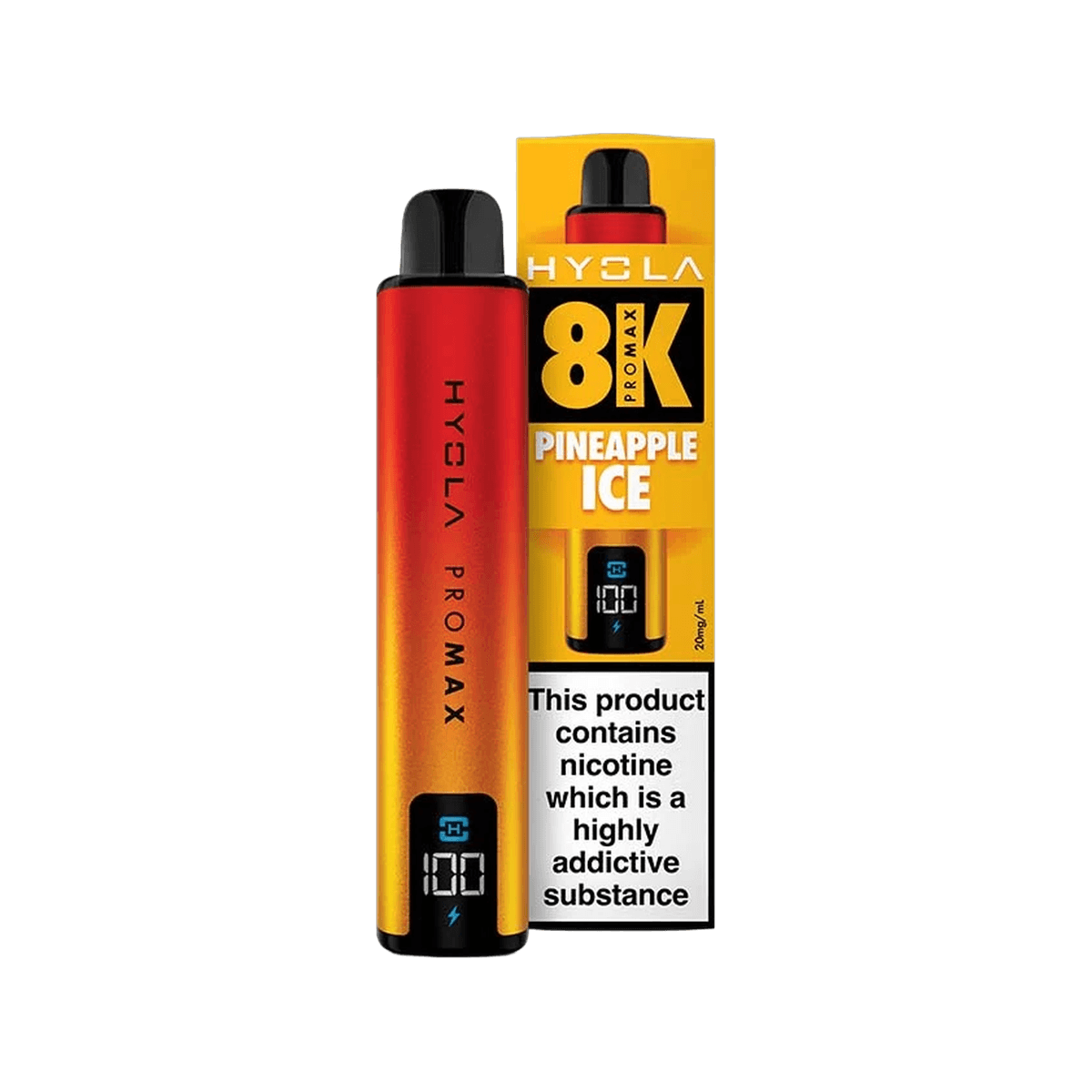 Hyola Pro Max 8K Vape Kit - Pineapple Ice - Beginner Vape Kits