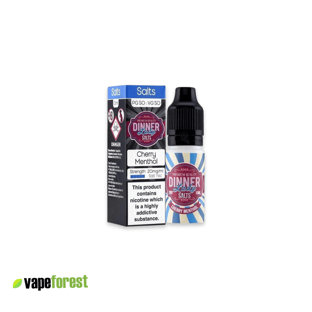 Dinner Lady Nic Salts E-Liquid Cherry Menthol