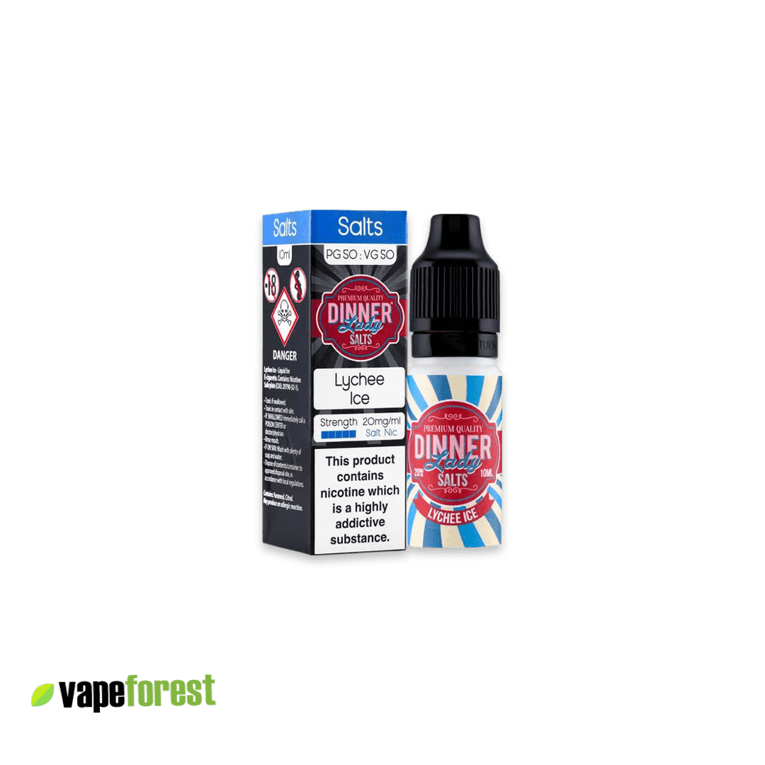 Dinner Lady Nic Salts E-Liquid Lychee Ice
