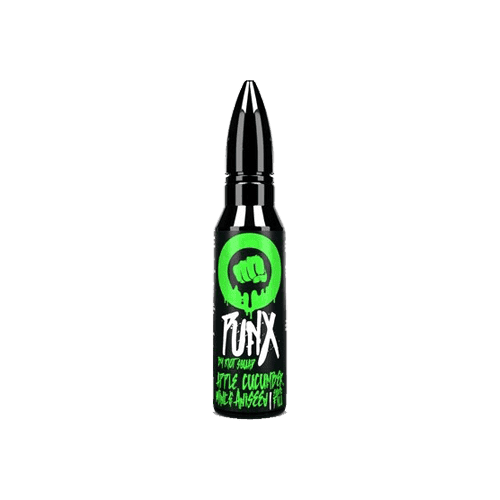Apple Cucumber Mint amp Aniseed by Punx - 50ml Shortfill E-liquid - 0mg E-Liquid