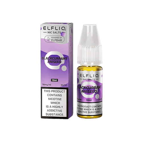 Blackcurrant Aniseed Elfliq by Elf Bar - 10ml Nic Salt E-liquid - E-Liquids