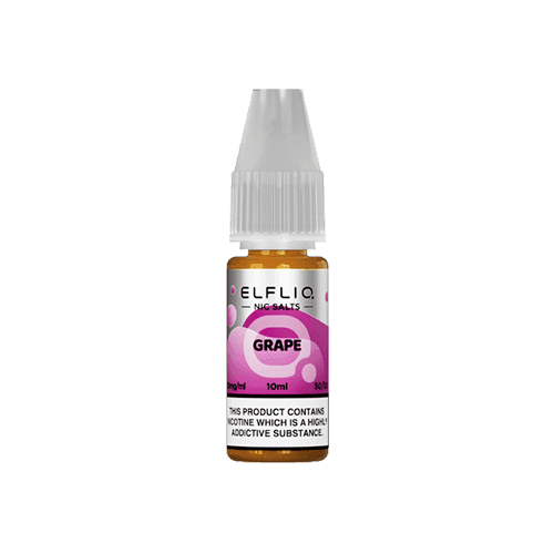 Grape Elfliq by Elf Bar - 10ml Nic Salt E-liquid - E-Liquids