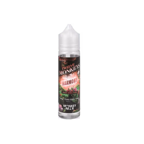 Harmony by Twelve Monkeys Oasis- 50ml Shortfill E-liquid - 0mg E-Liquid