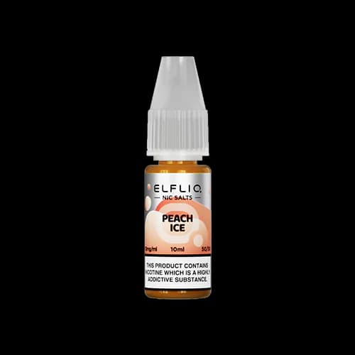 Peach Ice Elfliq by Elf Bar - 10ml Nic Salt E-liquid - E-Liquids