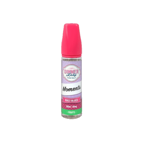 Razz Blues by Dinner Lady Moments - 50ml Shortfill E-liquid - 0mg E-Liquid
