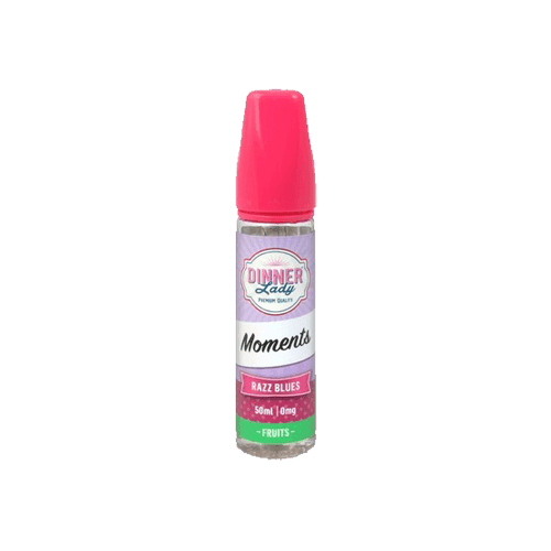 Razz Blues by Dinner Lady Moments - 50ml Shortfill E-liquid