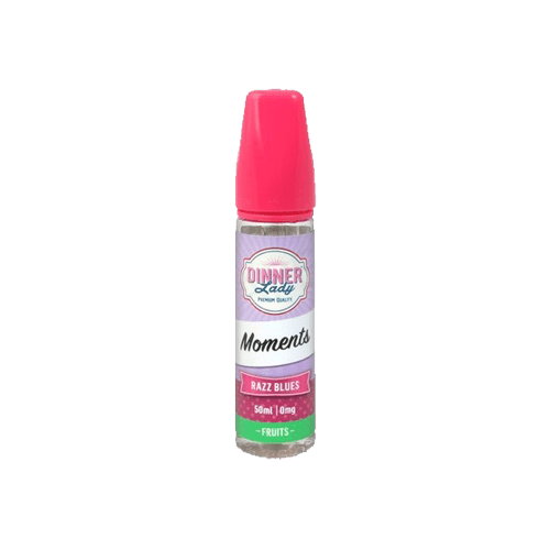 Razz Blues by Dinner Lady Moments - 50ml Shortfill E-liquid