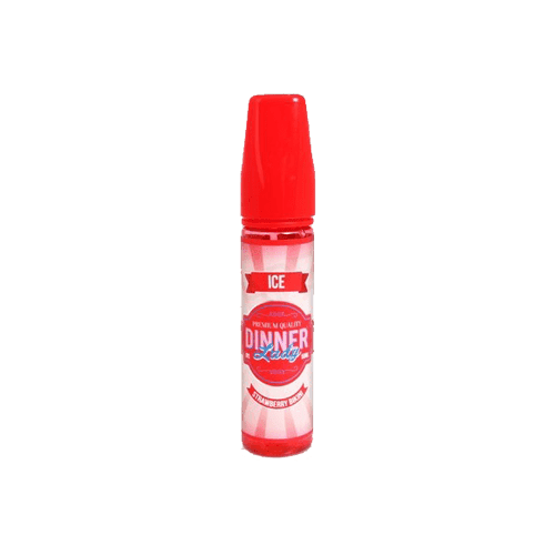 Strawberry Bikini Ice by Dinner Lady - 50ml Shortfill E-liquid - 0mg E-Liquid