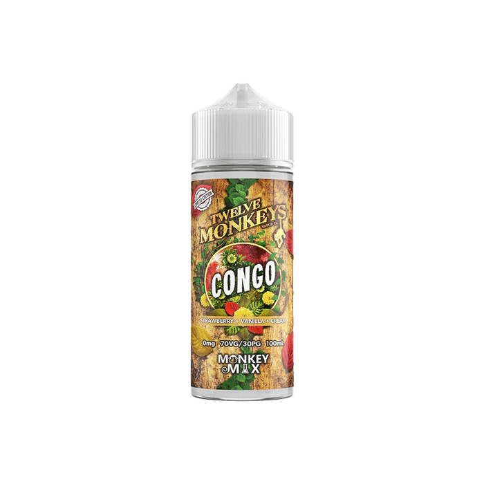 Congo by Twelve Monkeys - 100ml Shortfill E-liquid - E-Liquids