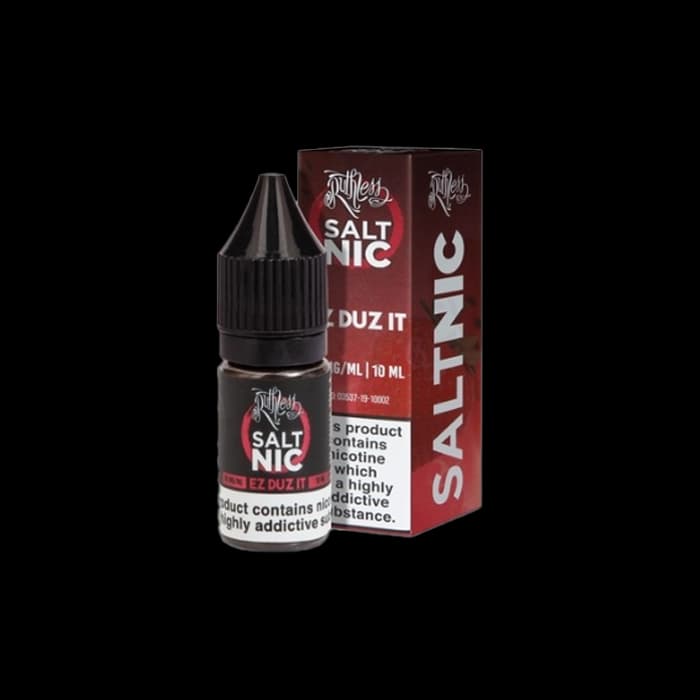 Ez Duz It by Ruthless 10ml Nic Salt E-liquid - 10mg E-Liquid