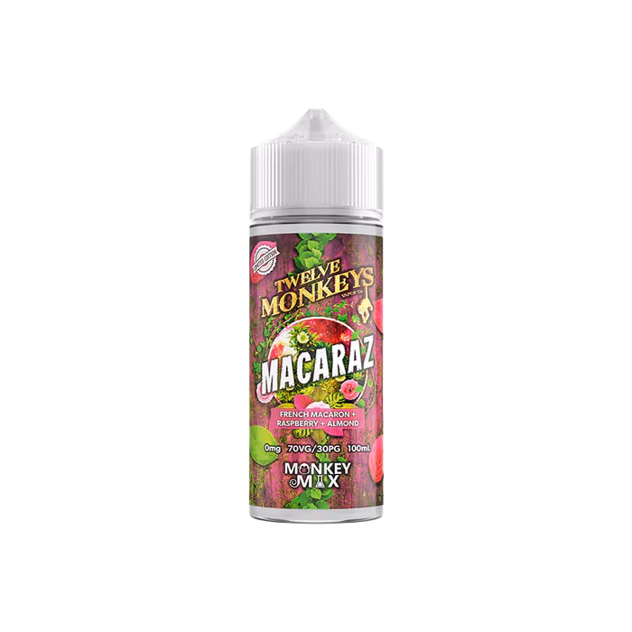 Macaraz by Twelve Monkeys - 100ml Shortfill E-liquid - E-Liquids