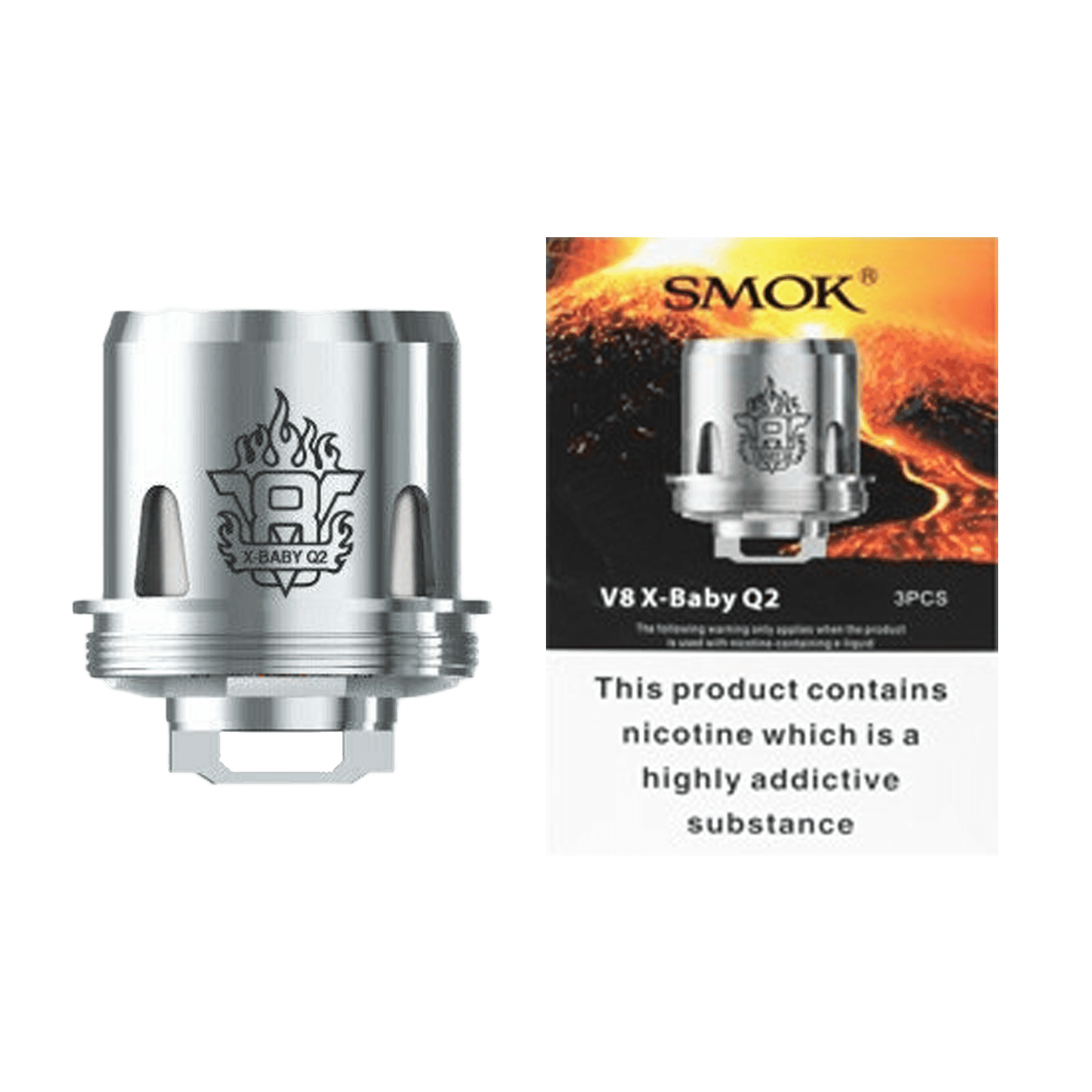 Smok V8 X-Baby Q2 Replacement Coils - Pack of 3 - Coils