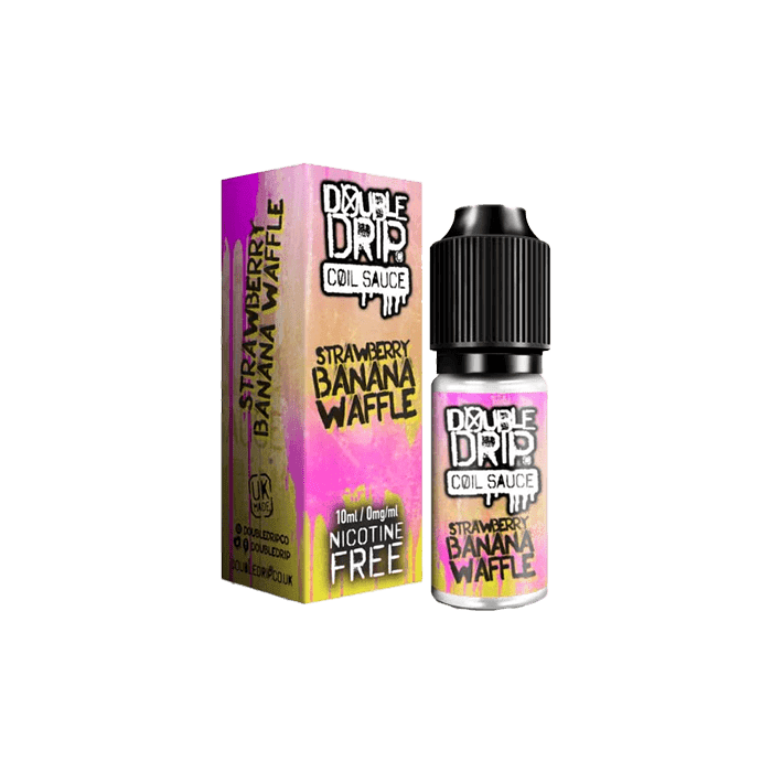 Strawberry Banana Waffle by Double Drip 10ml E-liquid - 10ml E-Liquid