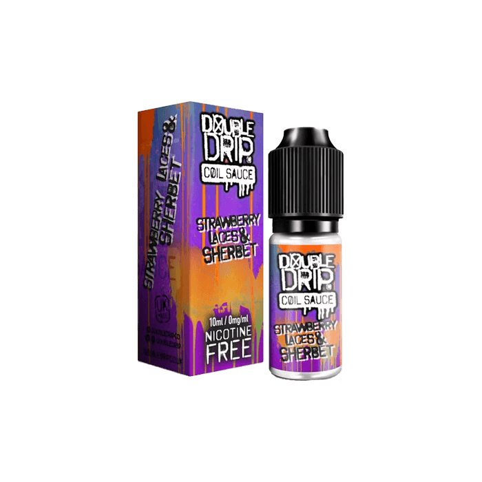 Strawberry Laces and Sherbet by Double Drip –10ml E-liquid