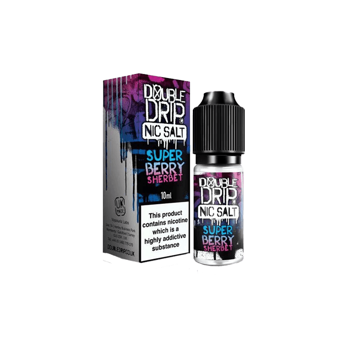 Super Berry Sherbet by Double Drip –10ml Nic Salt E-liquid