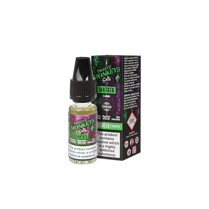 Matata by Twelve Monkeys - 10ml Nic Salt E-liquid - 10mg E-Liquid