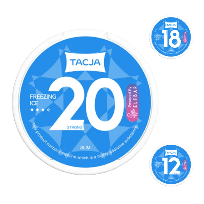 Elf Bar TACJA Nicotine Pouches - Freezing Ice - Elf Bar TACJA Nicotine Pouches