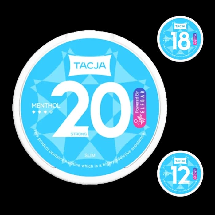 Elf Bar TACJA Nicotine Pouches - Menthol - Elf Bar TACJA Nicotine Pouches