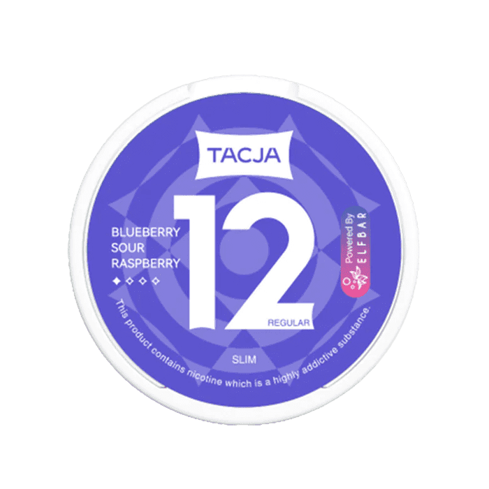 Elf Bar TACJA Nicotine Pouches - Blueberry Sour Raspberry-12