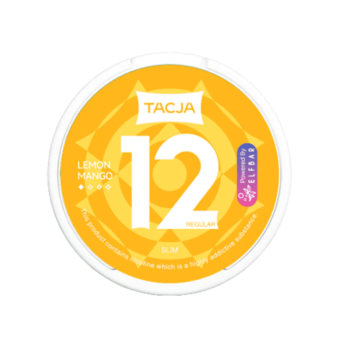 Elf Bar TACJA Nicotine Pouches - Lemon Mango -12