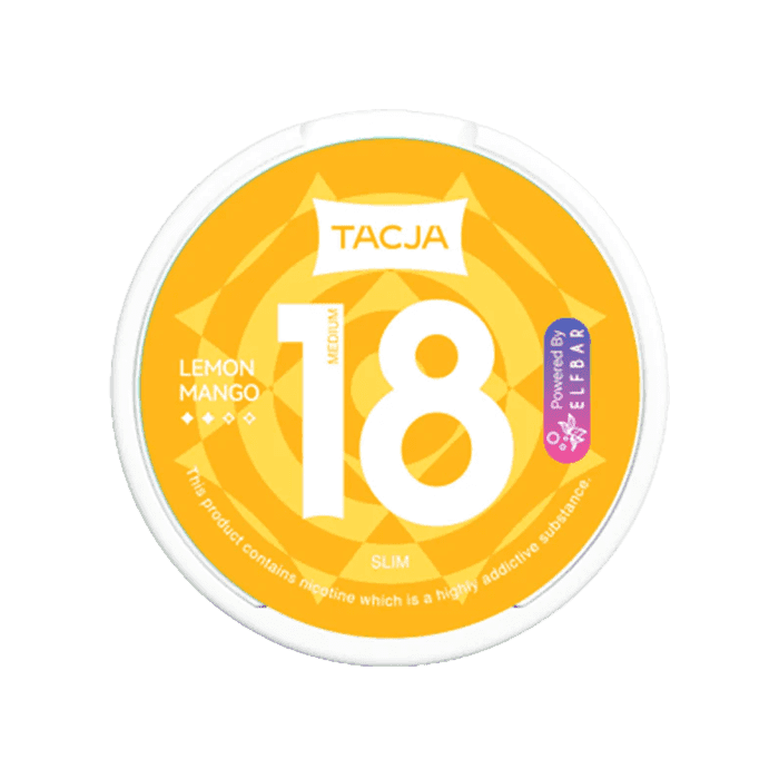 Elf Bar TACJA Nicotine Pouches - Lemon Mango - 18