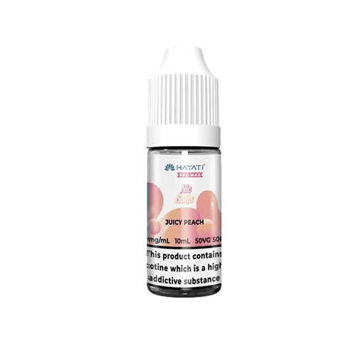 Juicy Peach E-liquid by Hayati Pro Max - 10ml Nic Salt E-liquid