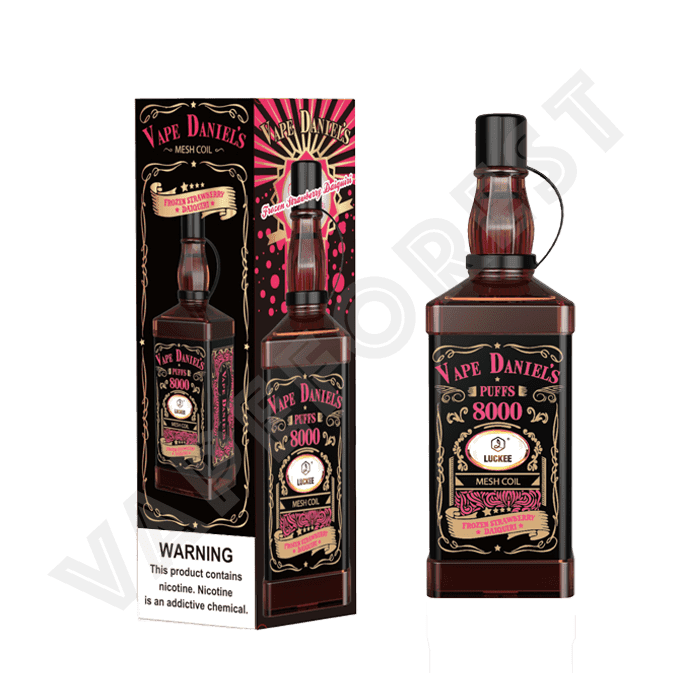 Luckee Vape Daniels 8000 Frozen Strawberry Daiquiri