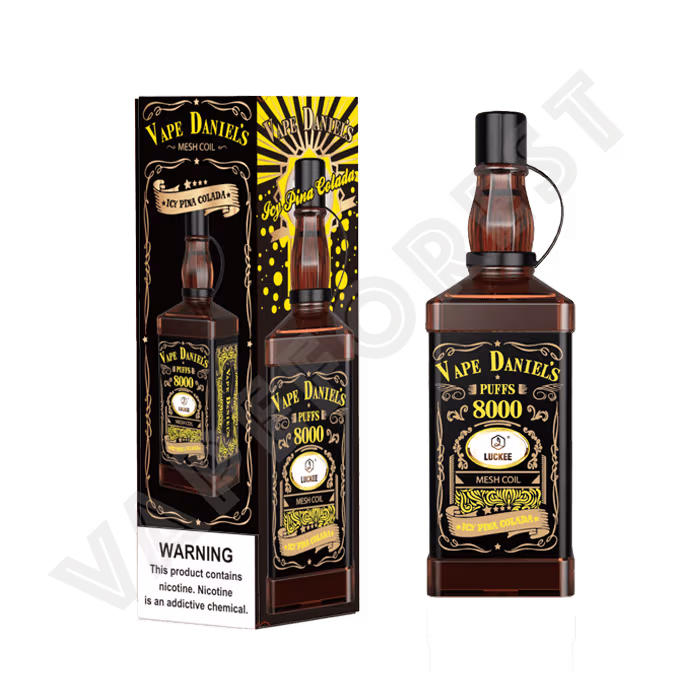 Luckee Vape Daniels 8000 Icy Pina Colada